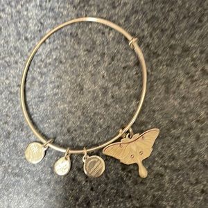 Alex and Ani adjustable silver bracelet